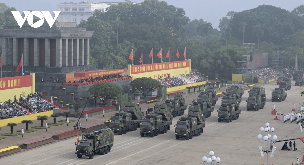 Vietnamese military hardware at state-level parade on National Day